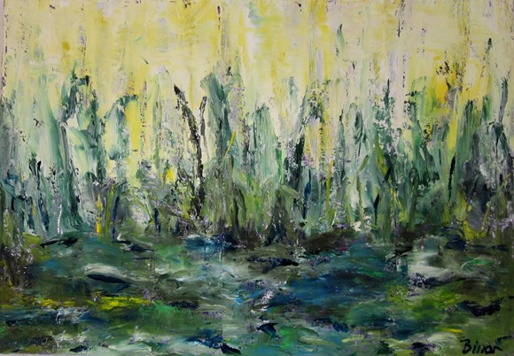 MOORLANDSCHAFT I70 x 100 / lfarben